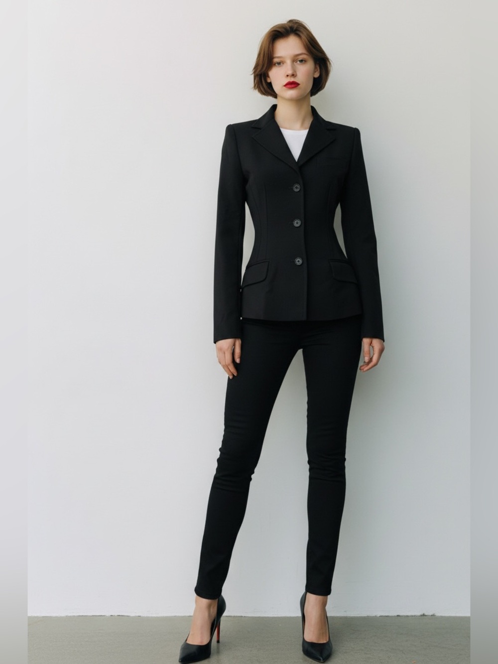 Dolce & Gabbana Black Tailored Single-Breasted Blazer